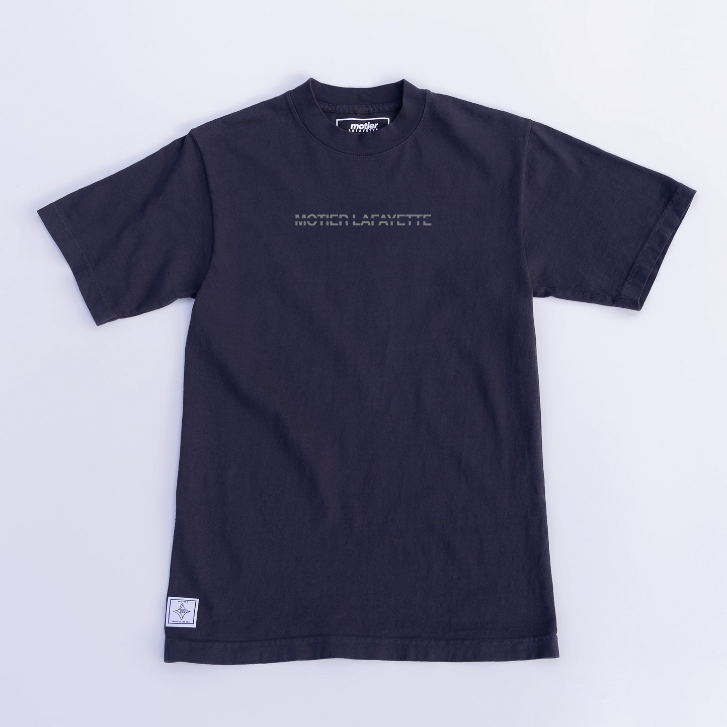 The Indefinite Luxe Tee (Washed Black)