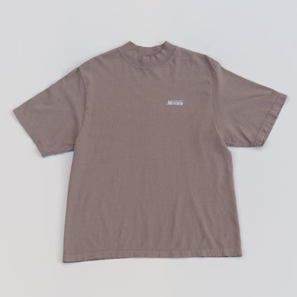 The Century Mock-Neck Luxe Tee (Eclipse)