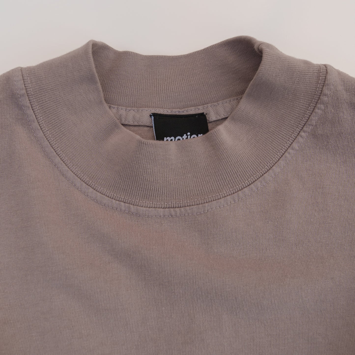 The Century Mock-Neck Luxe Tee (Eclipse)