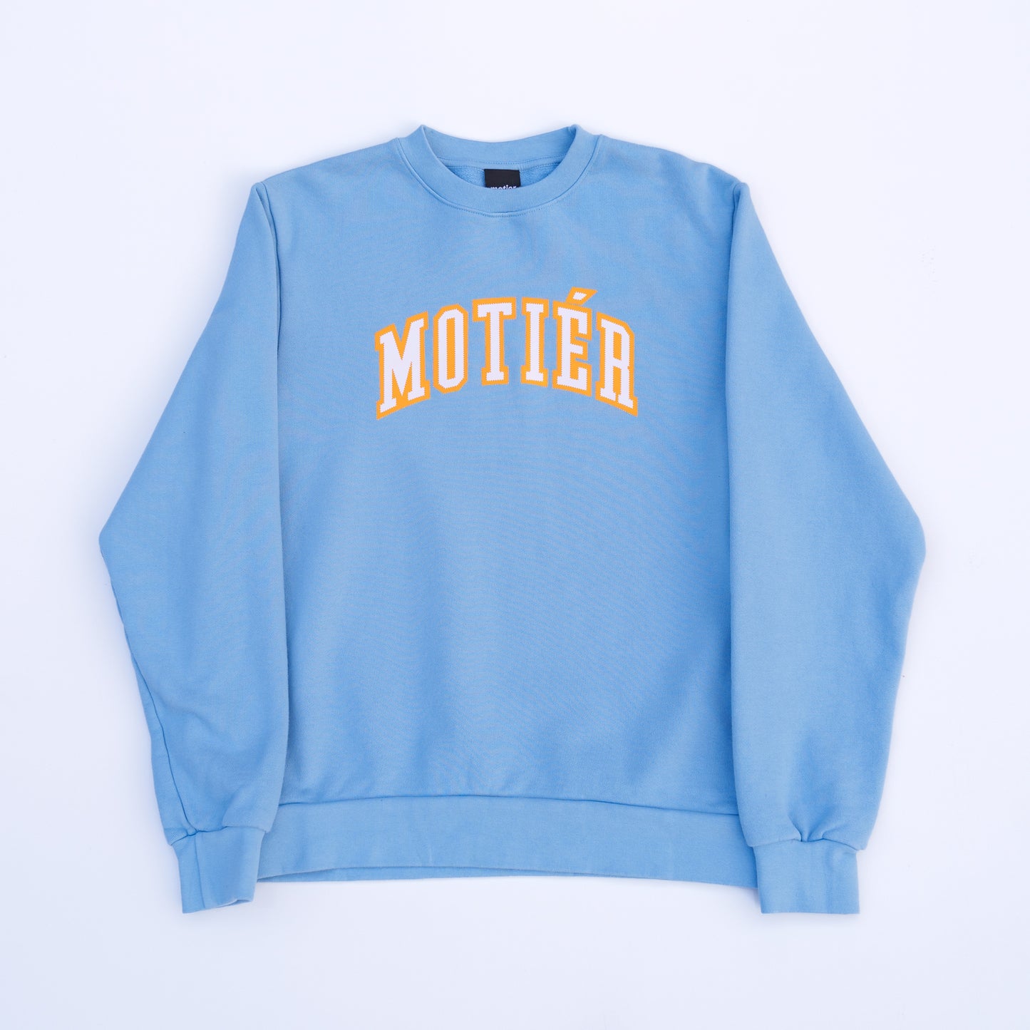 University Stitched Luxe Crewneck (Glacier Lake) - Motier Lafayette 