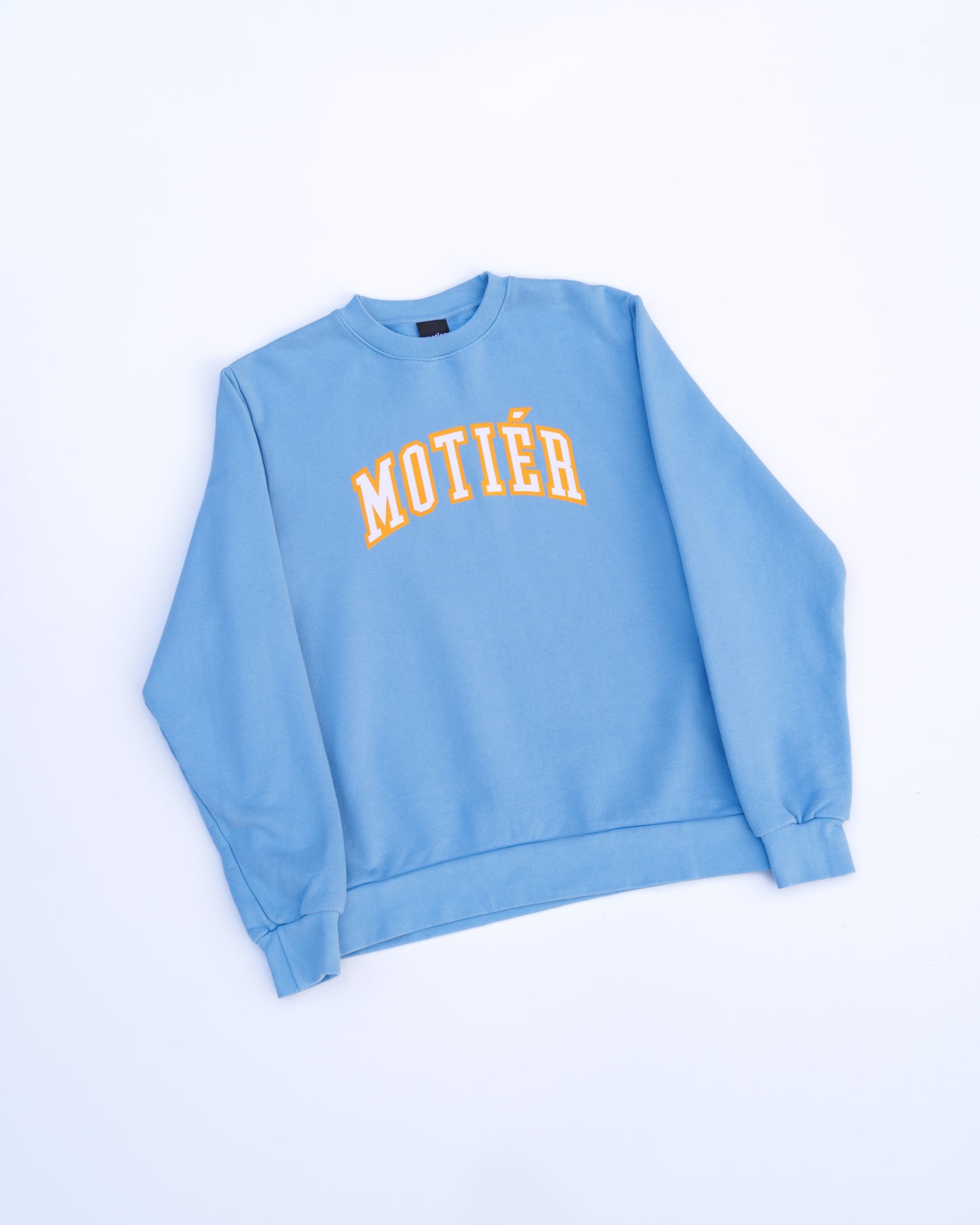 University Stitched Luxe Crewneck (Glacier Lake)