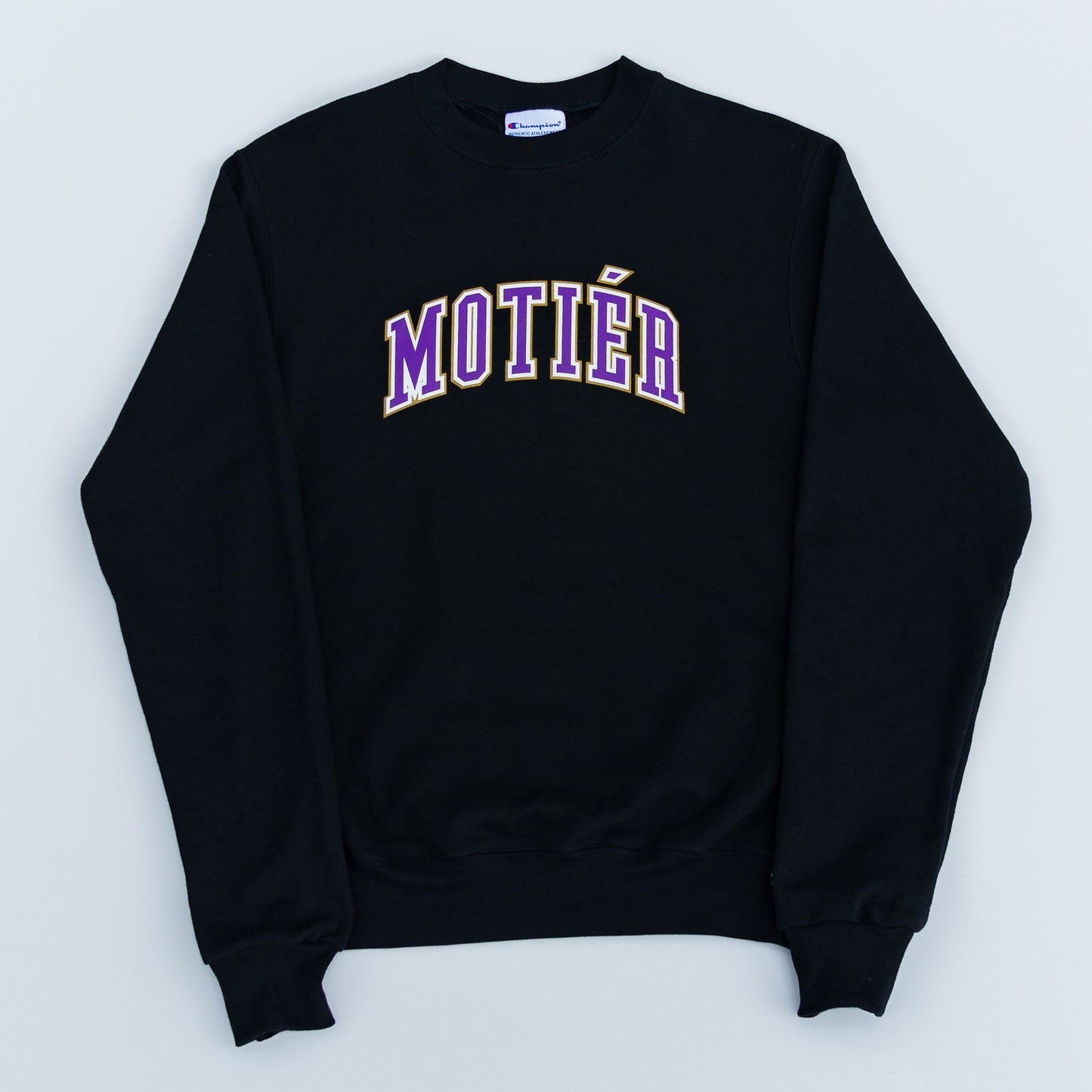 University Crewneck (Black) - Motier Lafayette 