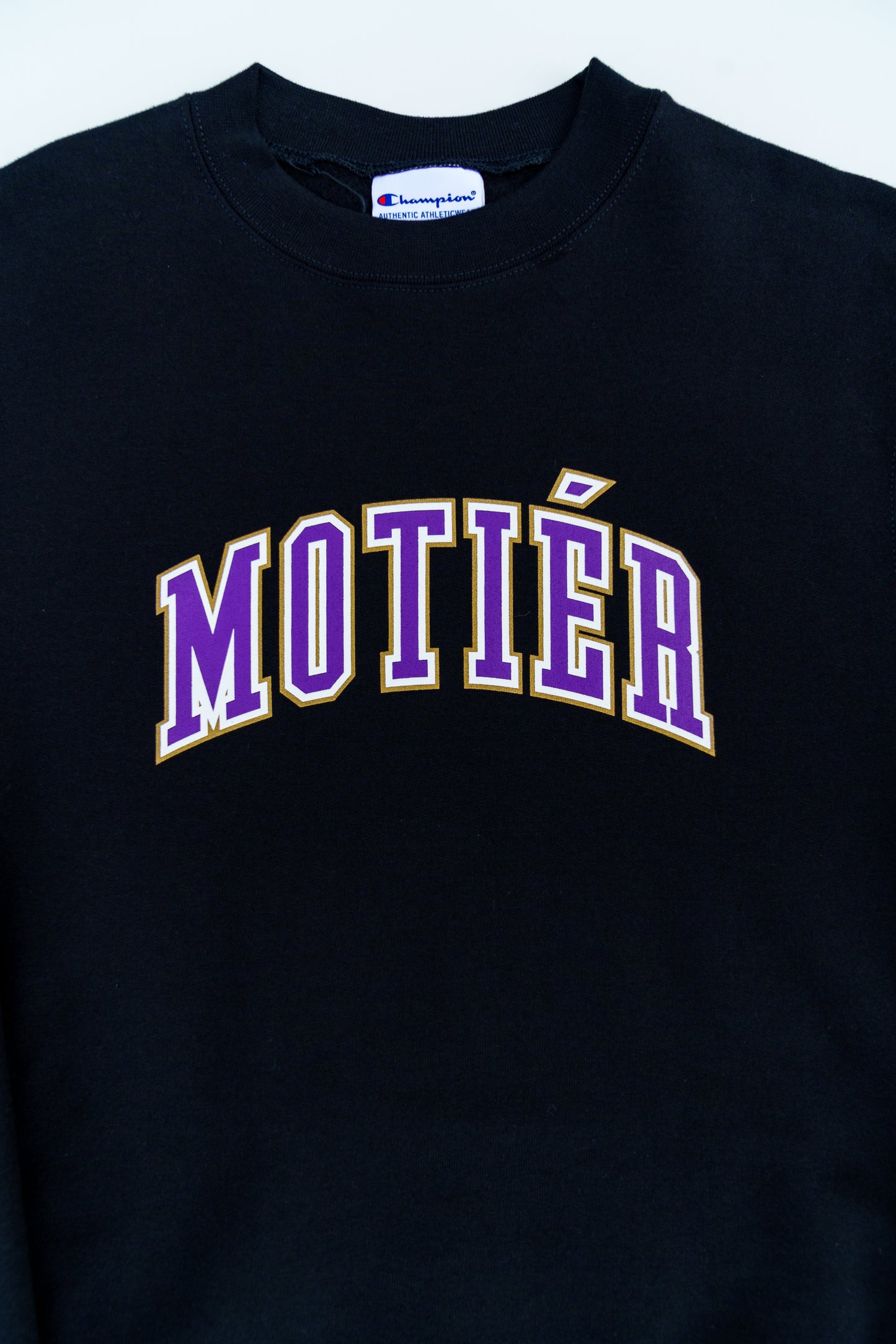 University Crewneck (Black) - Motier Lafayette 