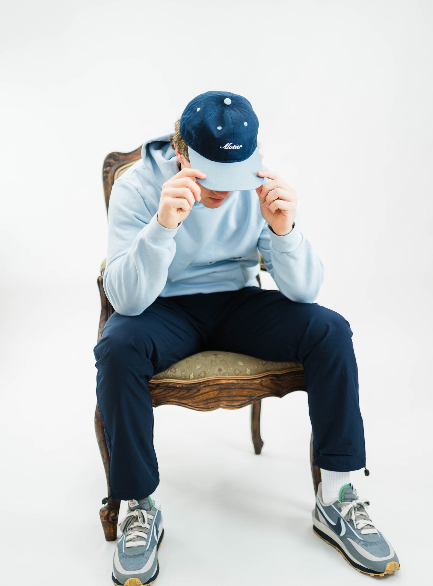 The Motier Luxe By Design Hoodie (Baby Blue)