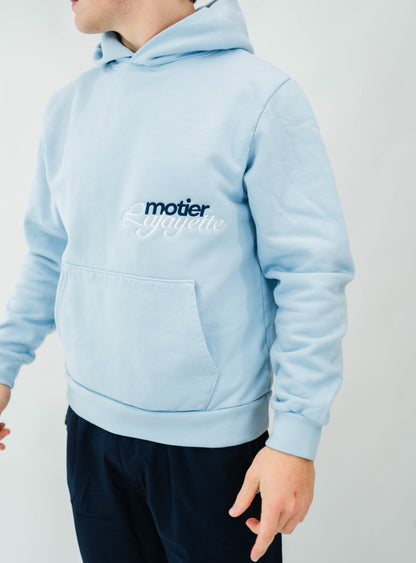 The Motier Luxe By Design Hoodie (Baby Blue)