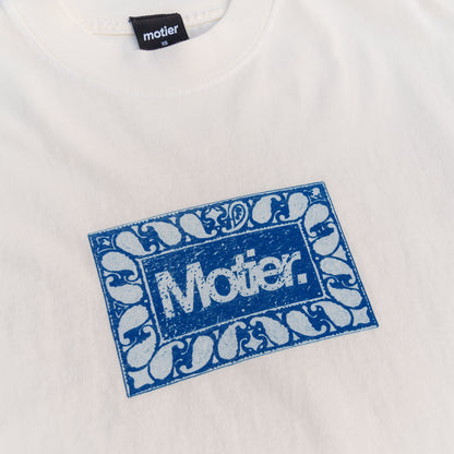 Rustic Box Logo Luxe Tee (Cream)