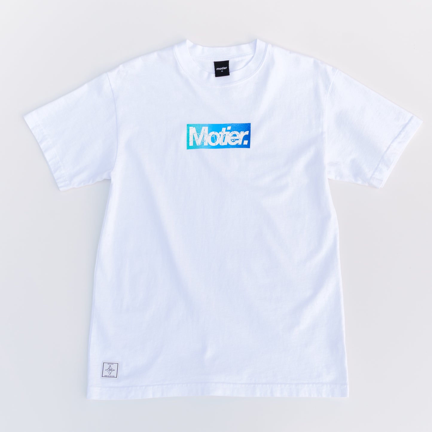 Shockwave Box Logo Luxe Tee (White)