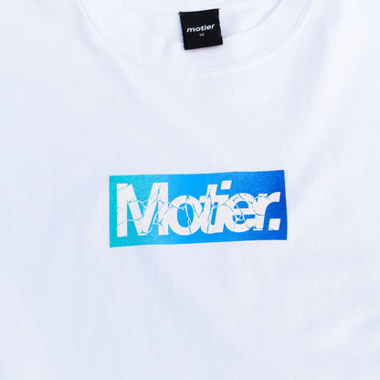 Shockwave Box Logo Luxe Tee (White)