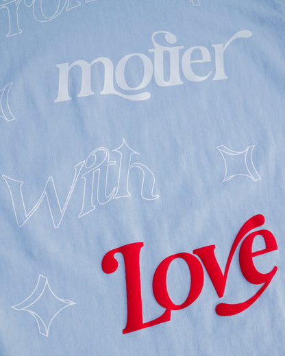 With Love Luxe Tee (Zen Blue)