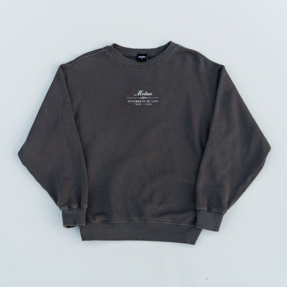 The Ellington Vintage Luxe Sweater (Blacksmith Grey)