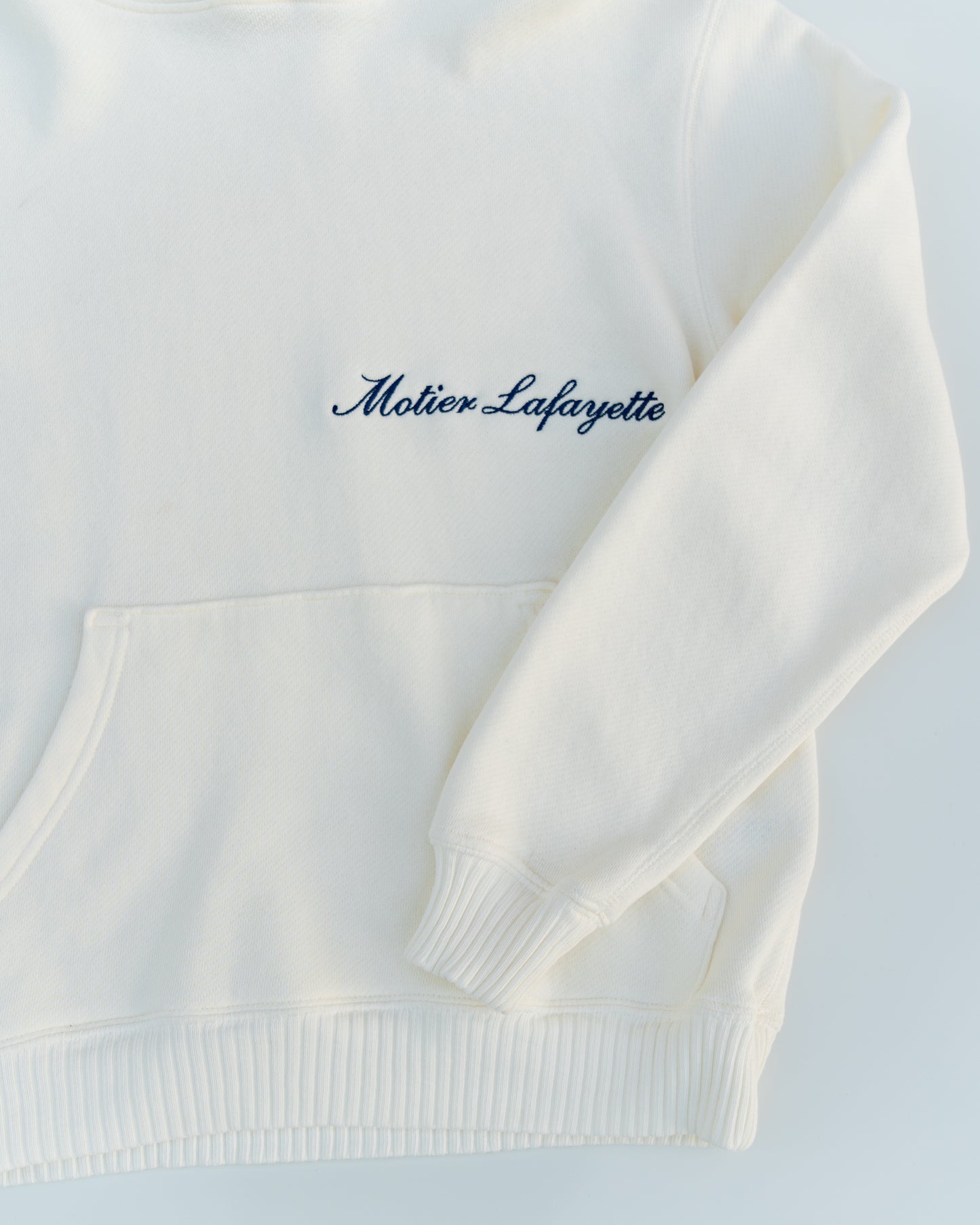 The Ellington Vintage Luxe Hoodie (Blanc)