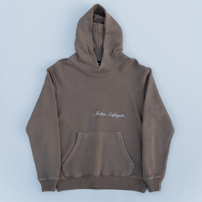 The Ellington Vintage Luxe Hoodie (Rustic Wood)