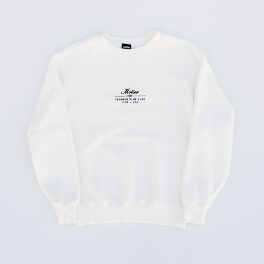 The Ellington Vintage Luxe Sweater (Blanc) - Motier Lafayette 