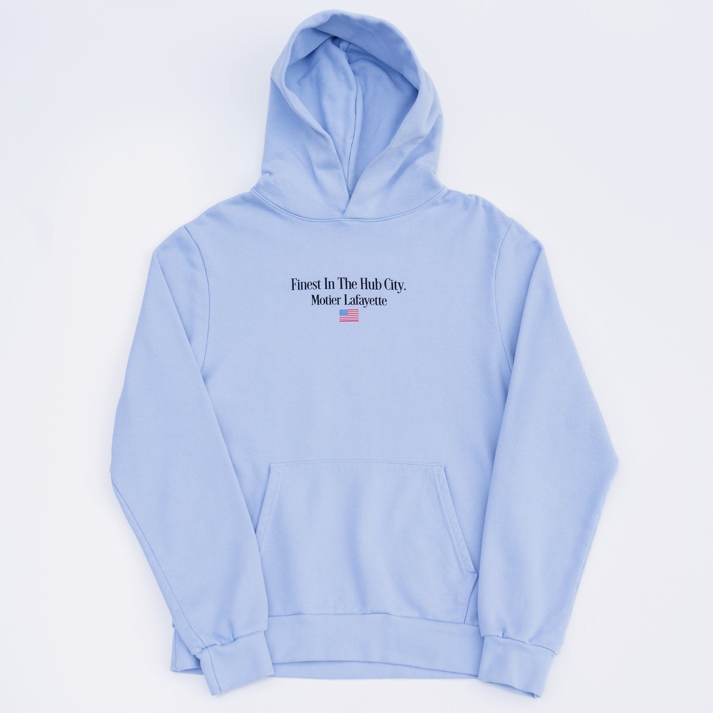 Festival Flags Luxe Hoodie (Glacier Lake)