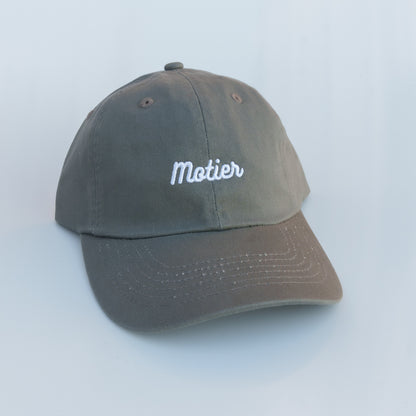 Pin Script Dad Hat (Moss)