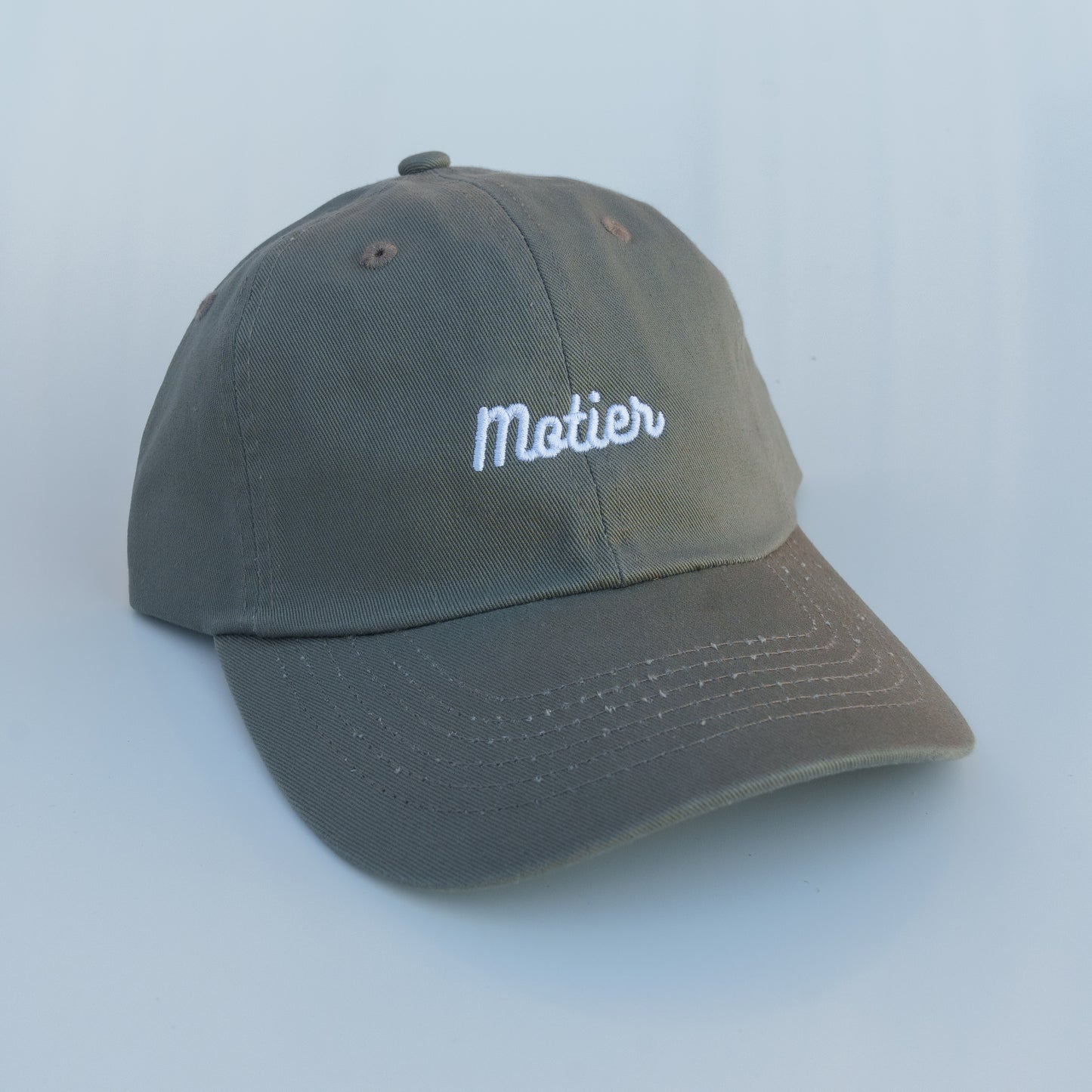 Pin Script Dad Hat (Moss)