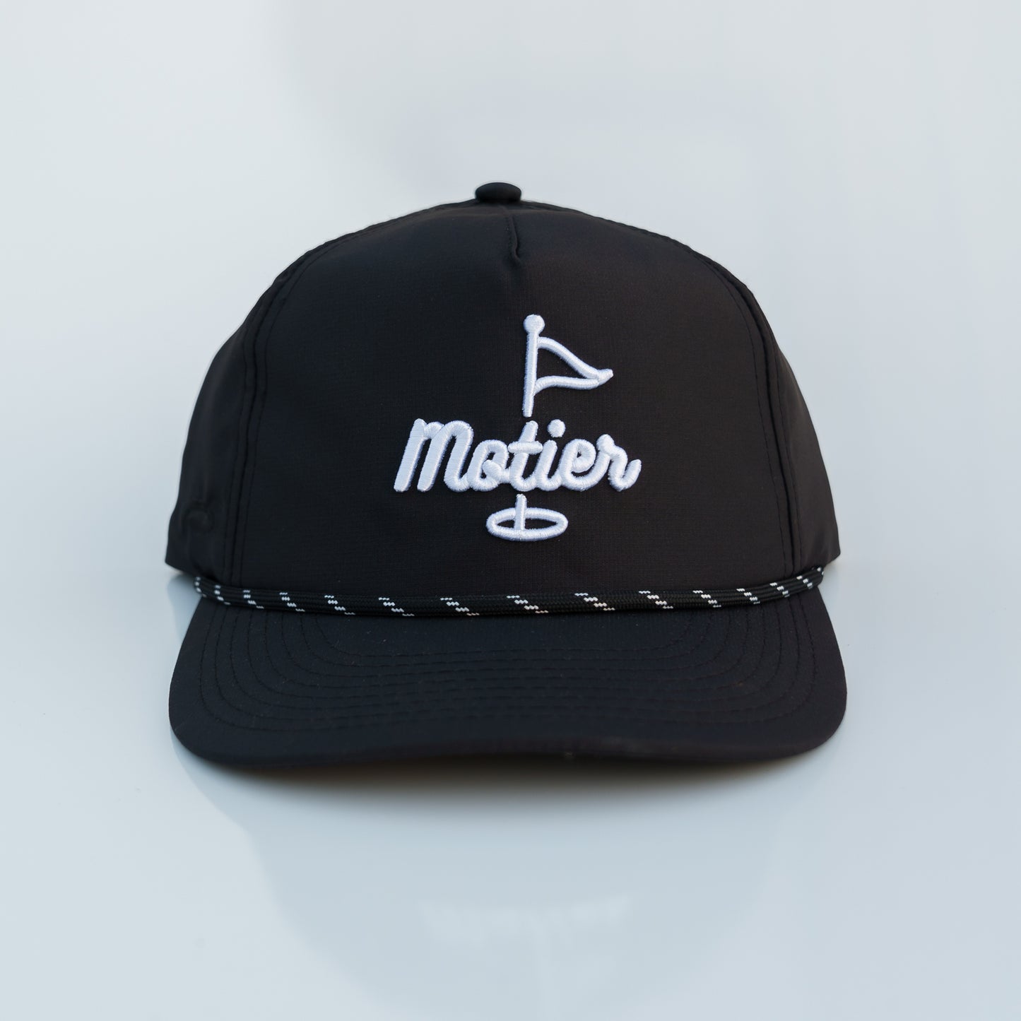 The Pin Roped Performance Snapback (Black)