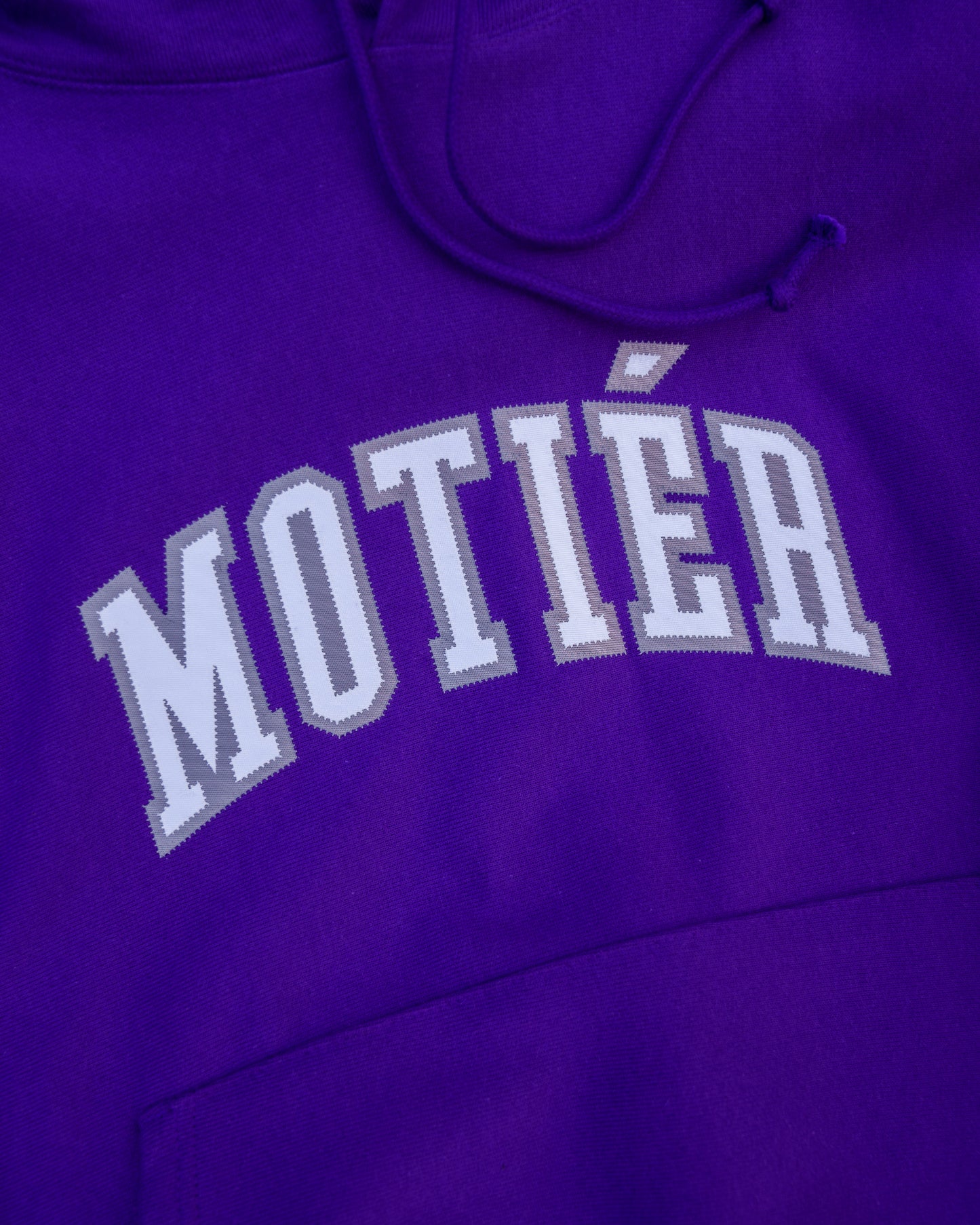 University Stitched Premium Hoodie (Purple)