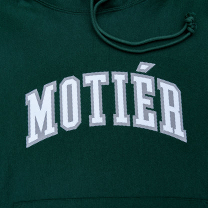 University Stitched Premium Hoodie (Dark Green)