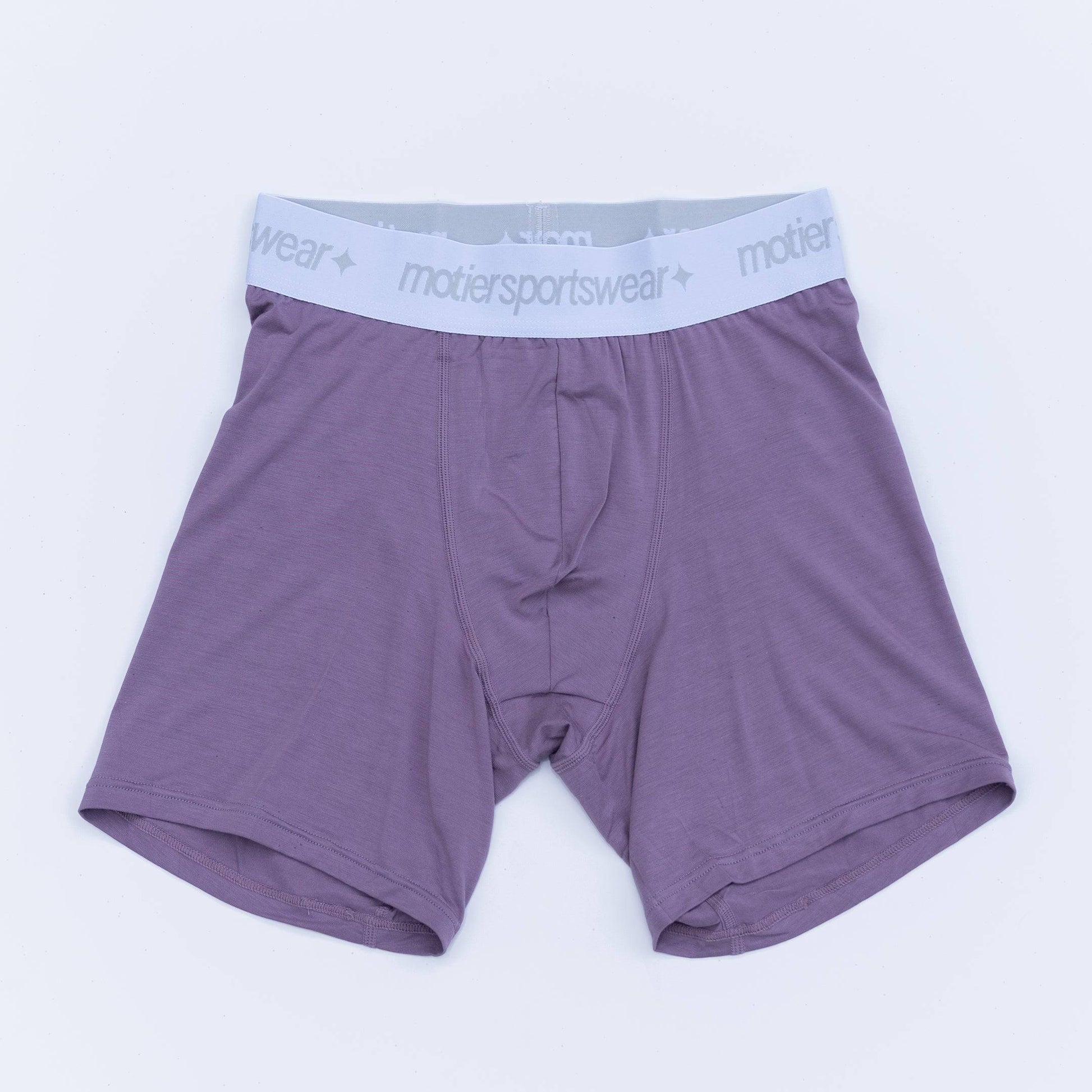 The John Boxer Briefs (Plum) - Motier Lafayette 