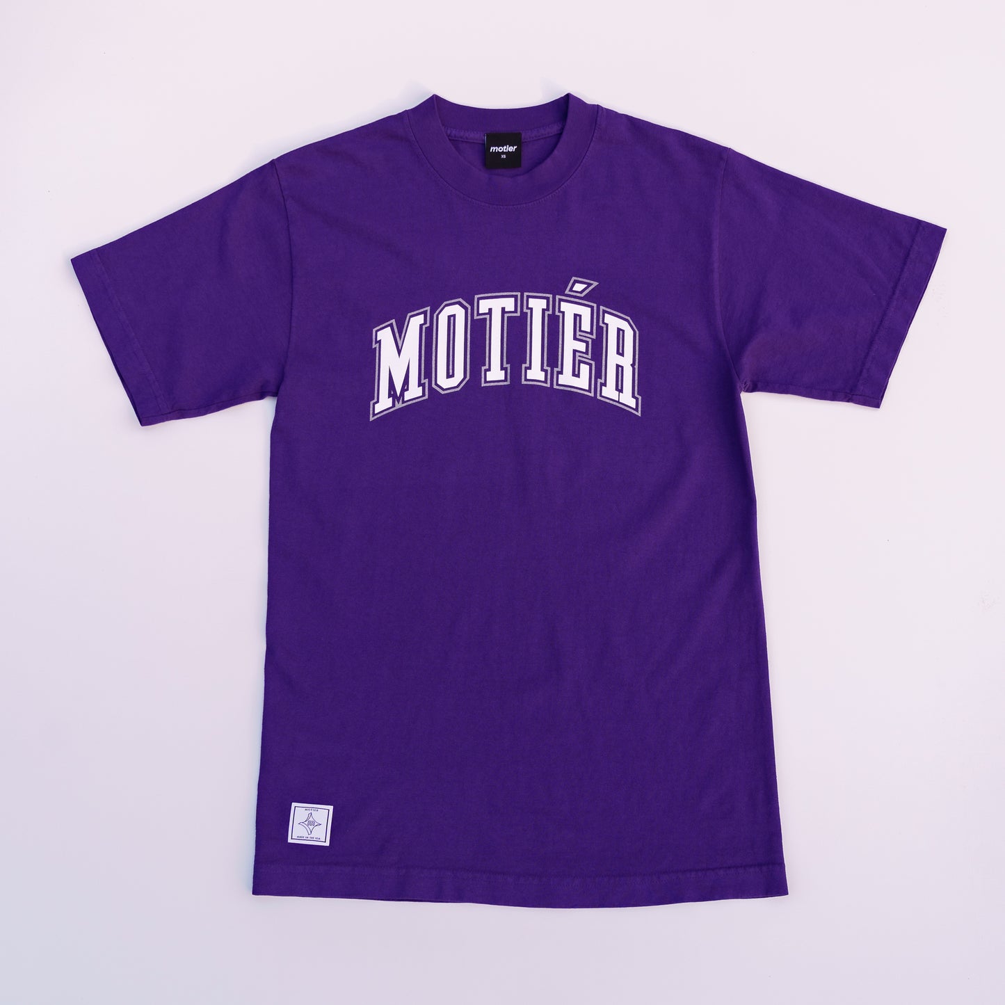 University Luxe Tee (Purple) - Motier Lafayette 