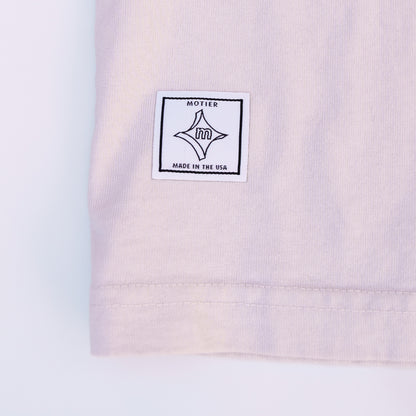 University Luxe Tee (White Sand)