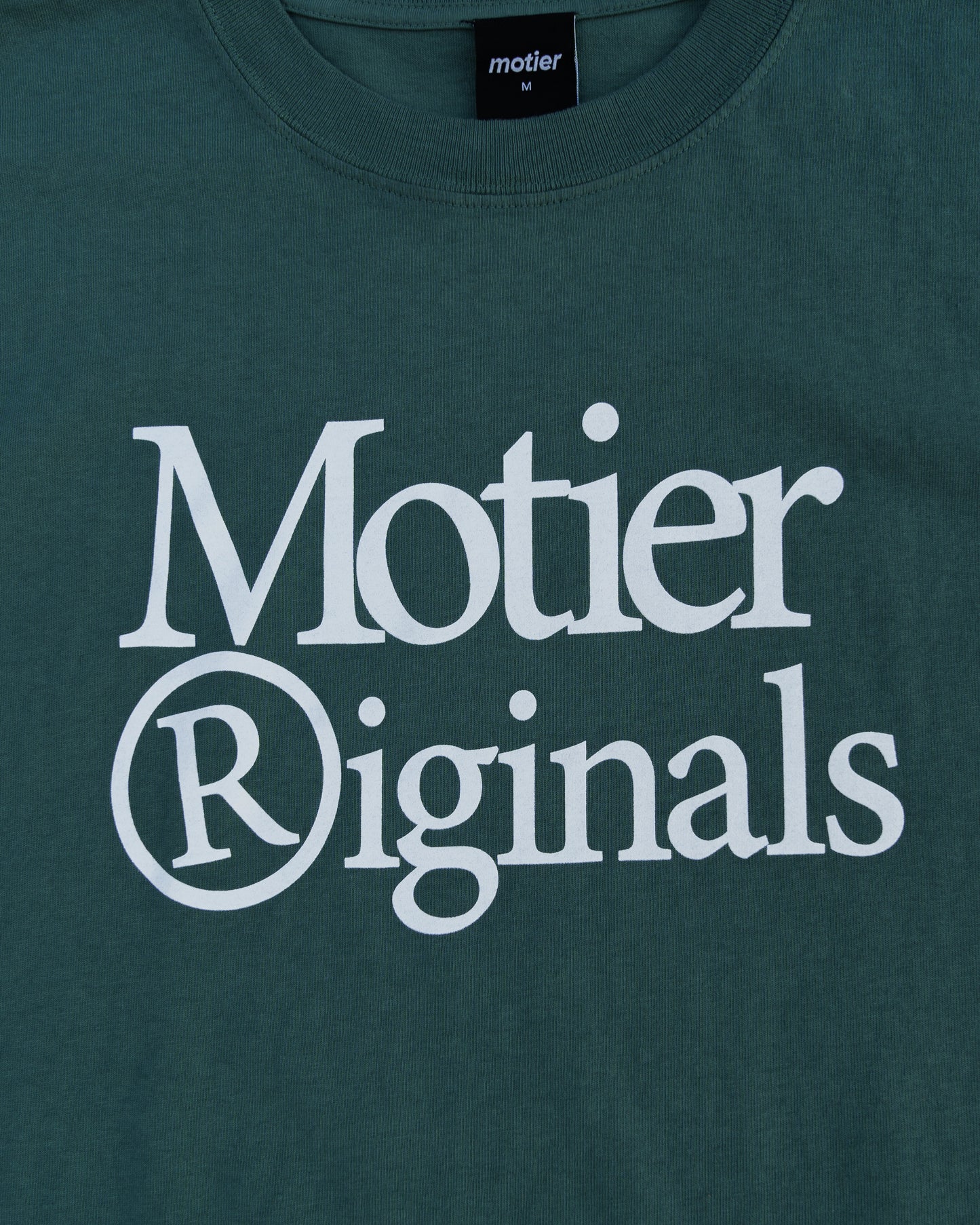 Motier Originals Front Print Luxe Tee (Silver Pine)