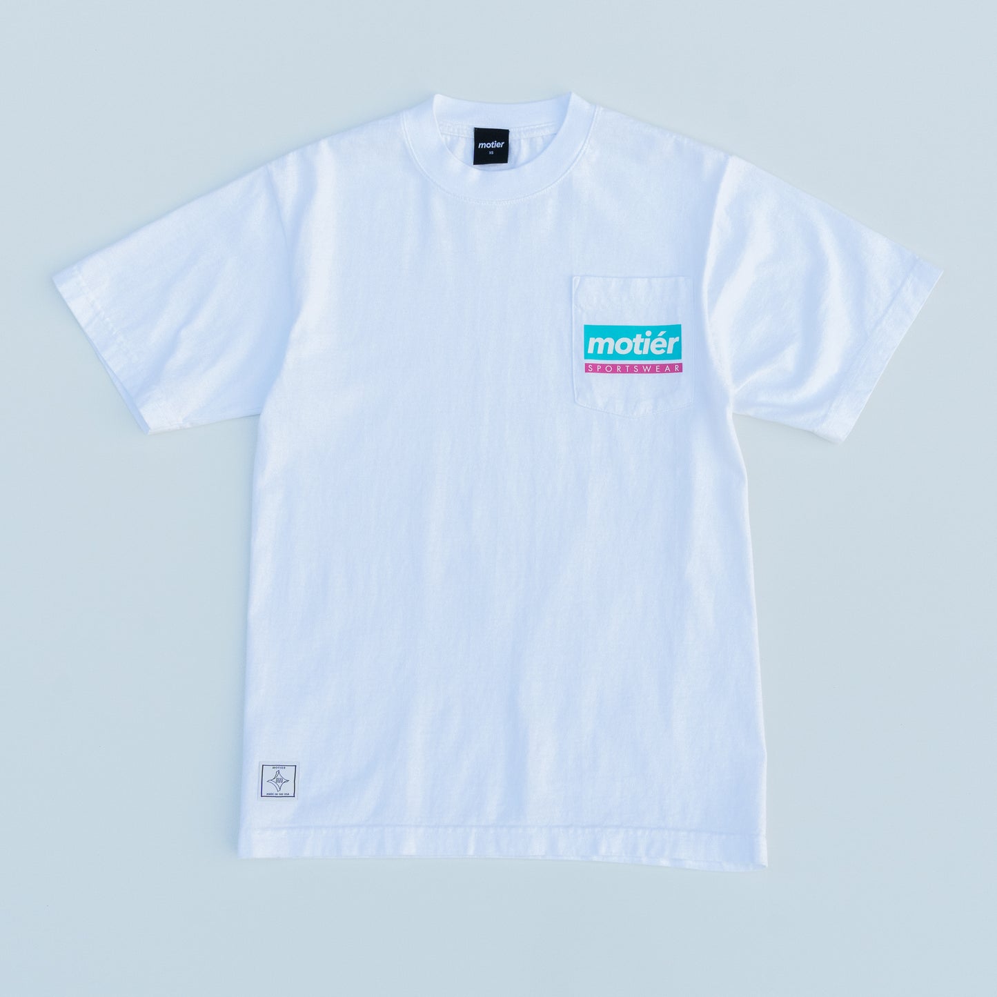 South Beach Luxe Pocket Tee (White)