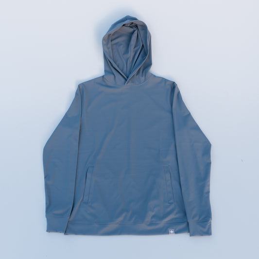 The Riviera Lightweight Performance Hoodie II (Slate Blue) - Motier Lafayette 