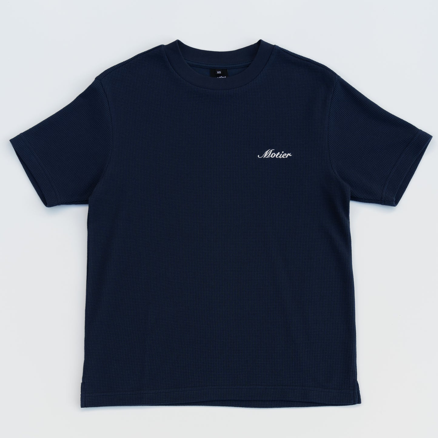 The Sterling Waffle Tee (Navy)