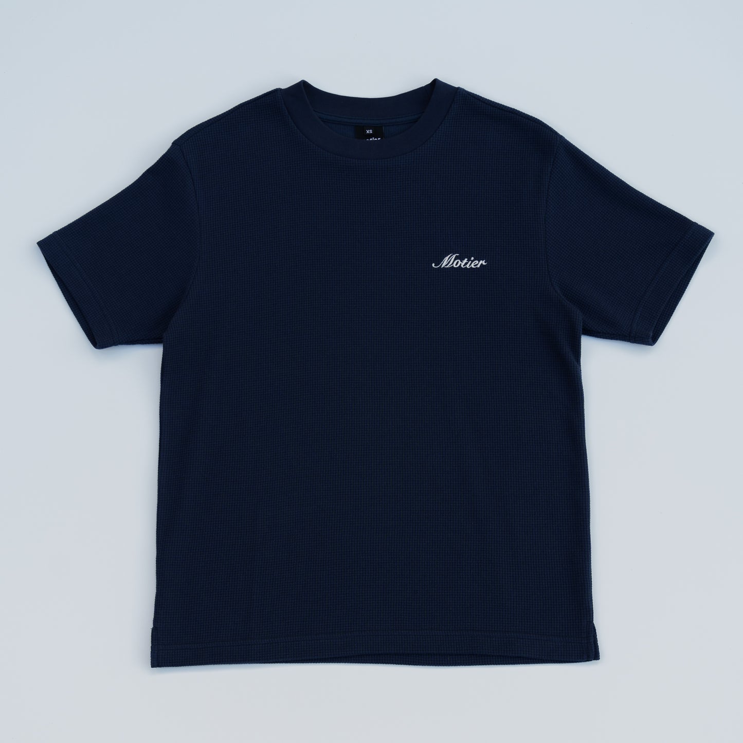 The Sterling Waffle Tee (Navy)