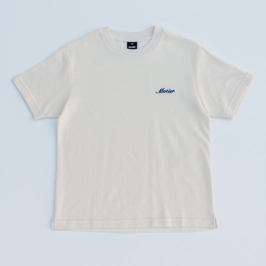 The Sterling Waffle Tee (Cream)