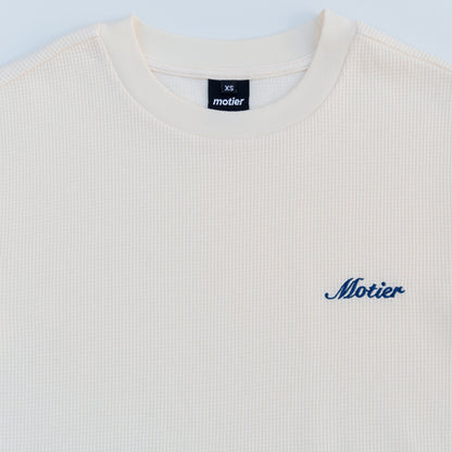 The Sterling Waffle Tee (Cream)