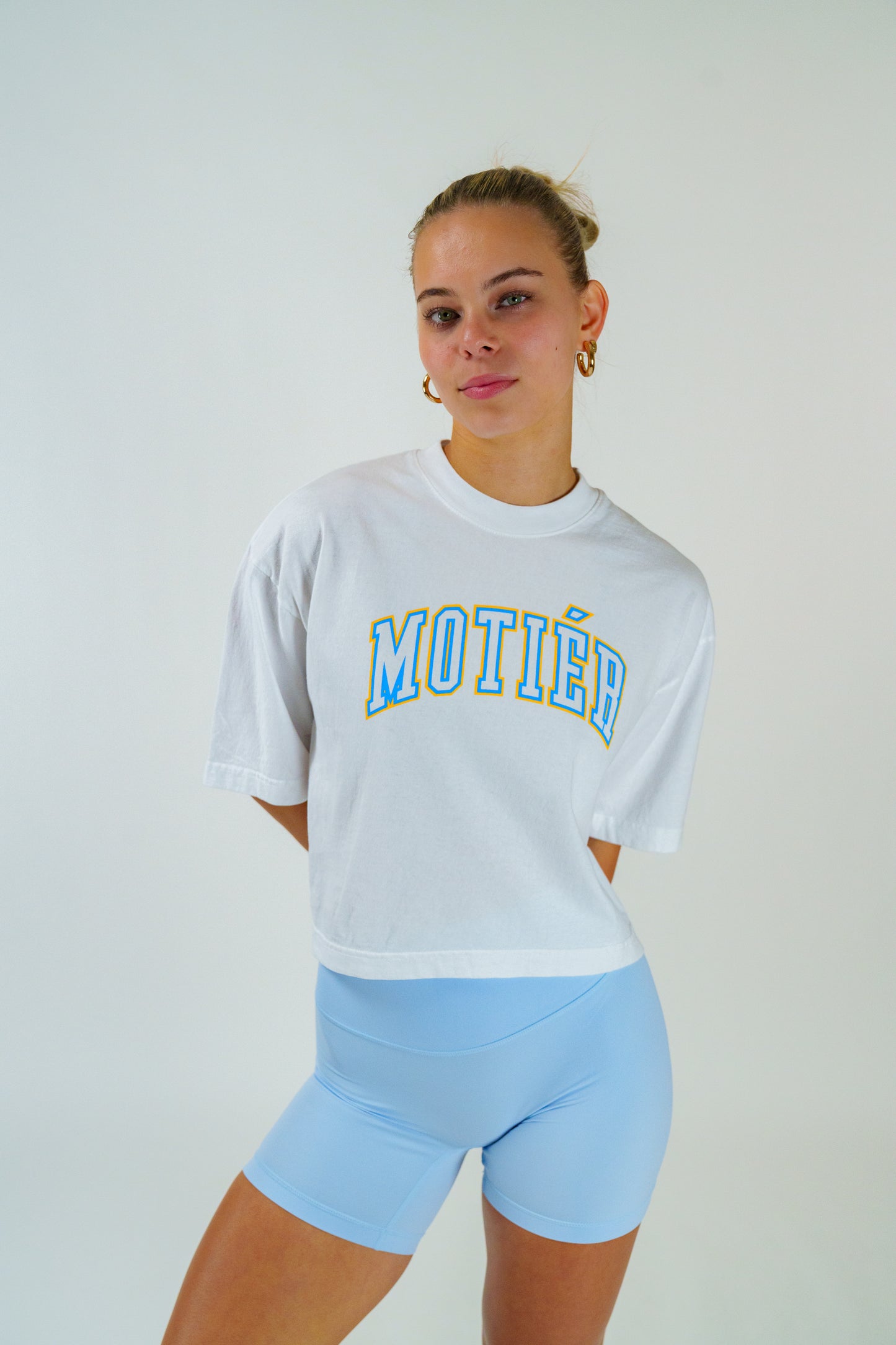 University Luxe Crop (White) - Motier Lafayette 