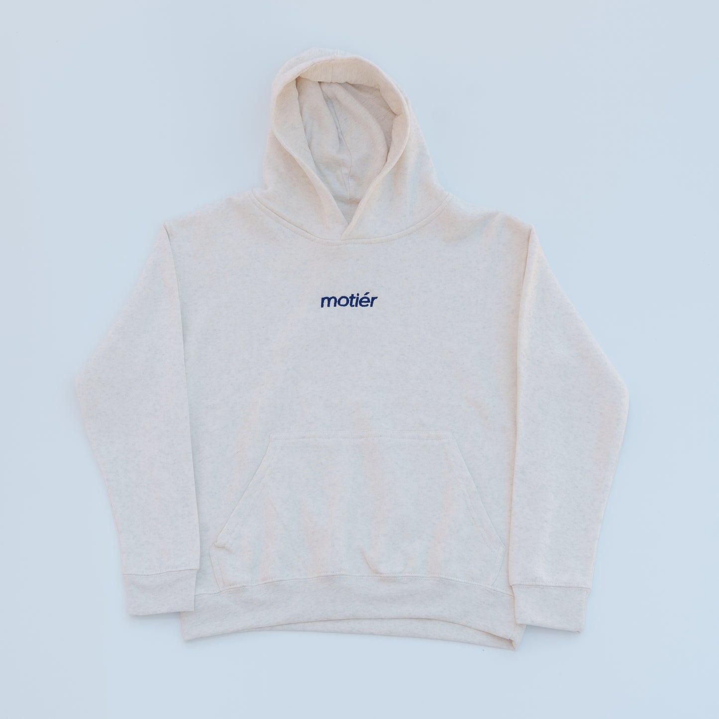 The Motier Youth Classic Embroidery Hoodie (Sand)