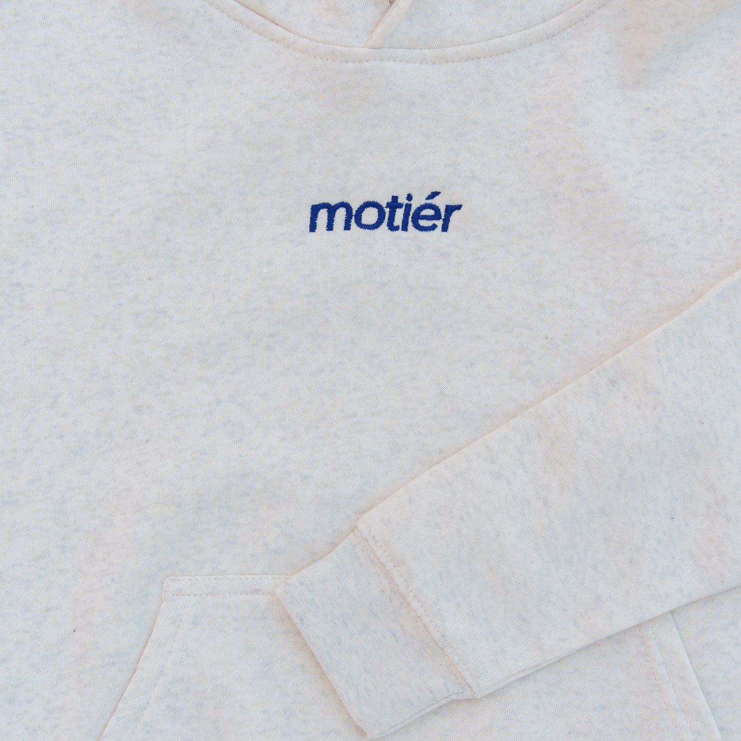 The Motier Youth Classic Embroidery Hoodie (Sand)