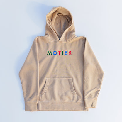 The Youth Spaced Logo Hoodie (Tan)