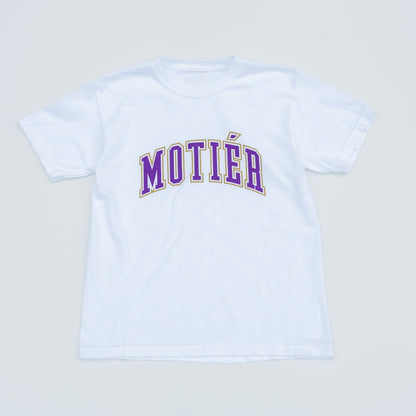 University Youth S/S Tee (White)