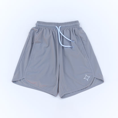 Youth Refined Active Shorts (Light Grey)