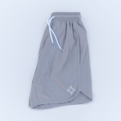 Youth Refined Active Shorts (Light Grey)