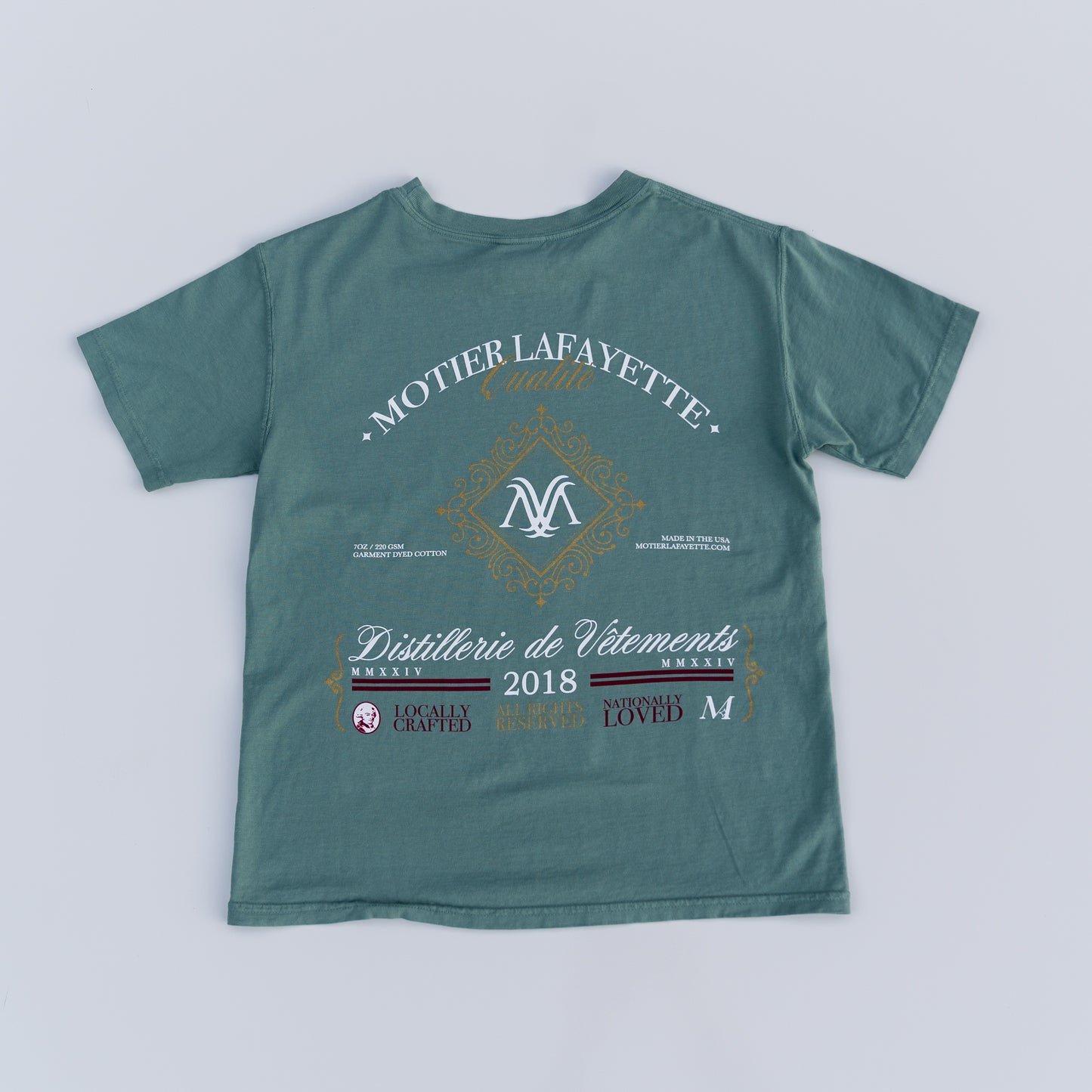 Youth Distillerie Tee (Atlantic Green)