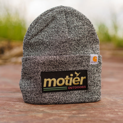 Motier Outdoors Carhartt Beanie (Salt and Pepper)