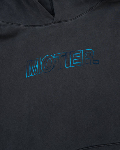 The Blur Holographic Hoodie (Black Gradient)