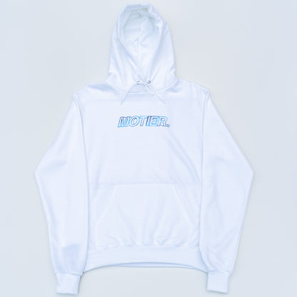 The Blur Holographic Hoodie (White Gradient)