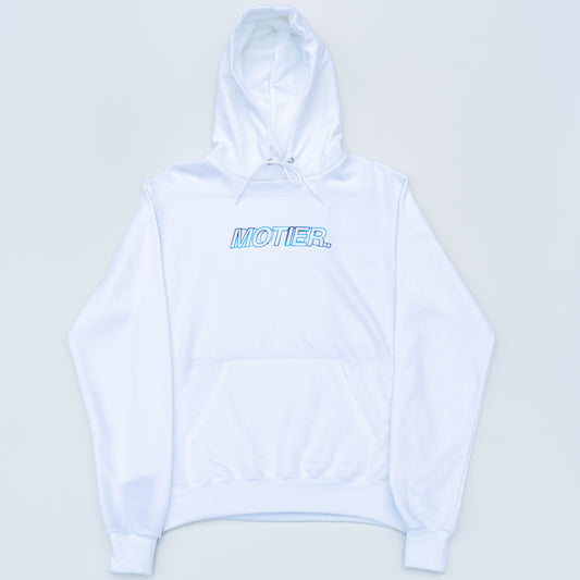 The Blur Holographic Hoodie (White Gradient)