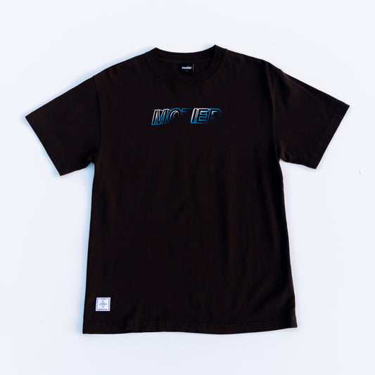 The Blurr Holographic Luxe Tee (Black Gradient)