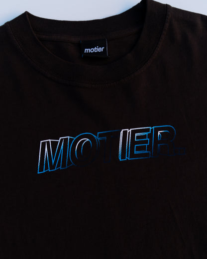 The Blurr Holographic Luxe Tee (Black Gradient)