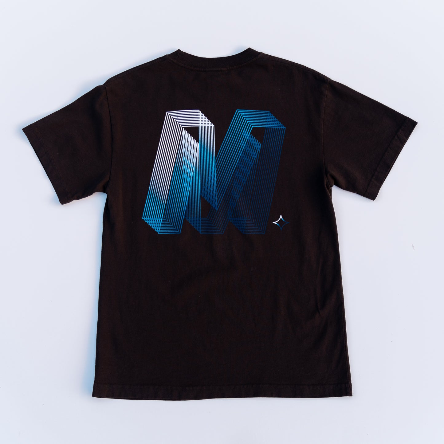 The Blurr Holographic Luxe Tee (Black Gradient)