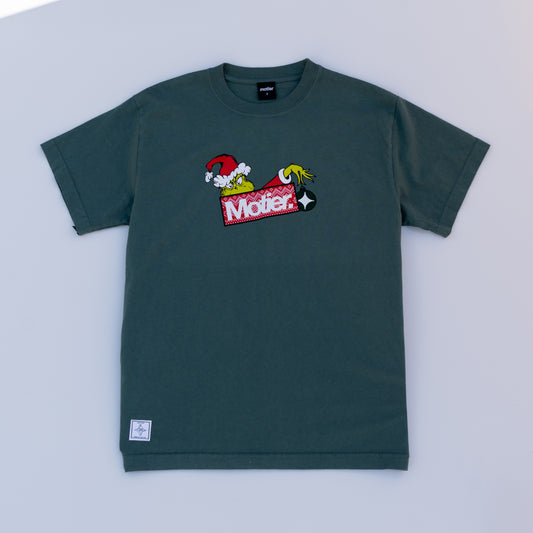 The Holiday Heist Luxe Tee (Pine)