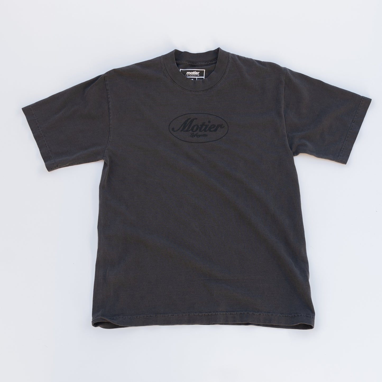 The Classic Logo 2.0 Luxe Tee (Faded Black)